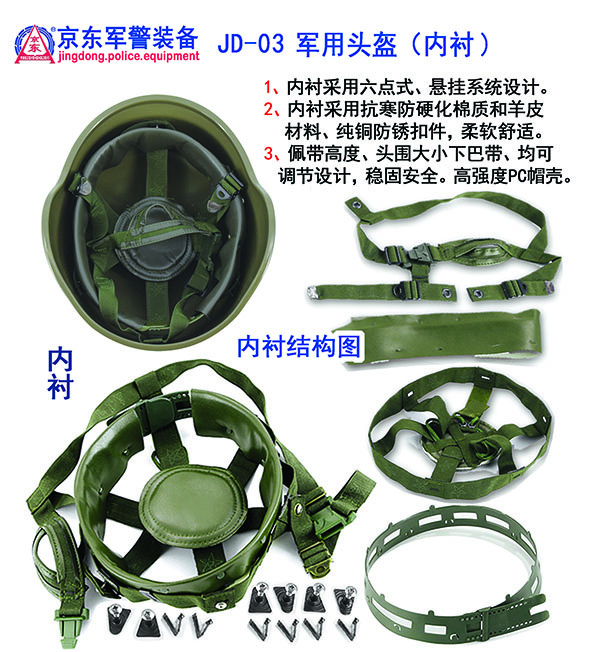 JD-03 军盔(内衬) 